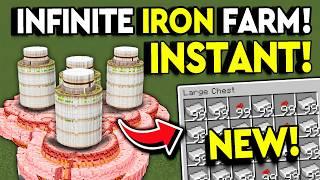 BEST 1.21 INFINITE IRON FARM! Minecraft Tutorial - 0 SECOND