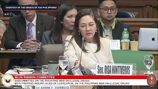 Hontiveros tells Duterte: 'Unacceptable' to kill suspects, big or small, and ignore due process