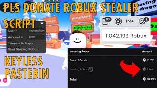 Pls Donate Script [Robux Stealer] *PASTEBIN*