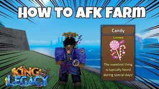 How AFK Candy Farm in King legacy | Update 7.1 (***BEST METHOD***)