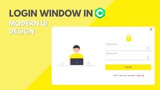 Login Form in C# | Windows Form | Form Design