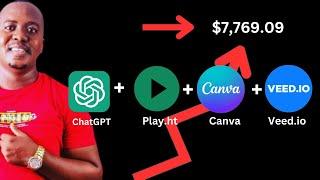 How to Make PASSIVE Income with a FACELESS Side Hustle Money Making YouTube Channel using AI Tools