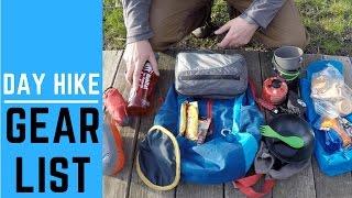 Backpacking Gear List for All Day Hike