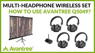 Connect Multiple Wireless Headphones to One Audio Source - How to Use Avantree Q5049