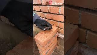 Smart bricklaying hack  #smart #bricklaying #hack