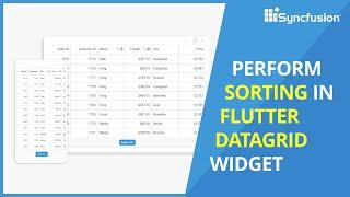 Perform Sorting in Flutter DataGrid Widget