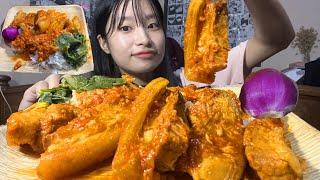 Naga Pork Mukbang | Spicy Food |