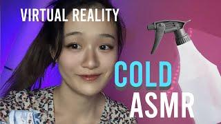 ASMR VR180 | Cool you down with some ice & spray bottle & more