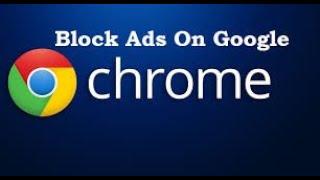 How to block ads in google