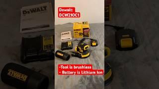 Dewalt random orbit sander unboxing