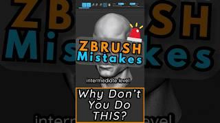 ZBrush Mistakes #ZBrush #sculpting #maya #blender #texture #smoothing #surface #detail #texturemap