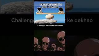 Balance The Number Of Likes And Comment In this Short  Challenge #shorts #trending #balance #viral