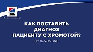 Вебинар на тему: "Как поставить диагноз пациенту с хромотой?". Лектор - Игорь Самошкин.