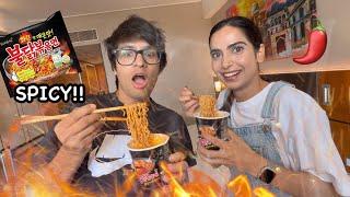 SPICY NOODLES CHALLENGE with SOURAV JOSHI  @souravjvlogs