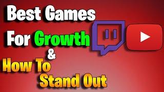 Best Games For GROWTH & How Do I Stand Out  Twitch Tips For Streamers