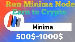 How to run Minima node on mobile phone.. Don’t miss this opportunity
