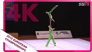 Ibraev, Tarapat - Russia - Men´s pair - Junior balance final - European Championship 2015