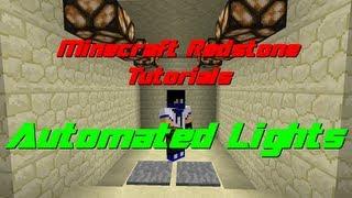 Minecraft 1.3.2 - How to Make Automated Lights