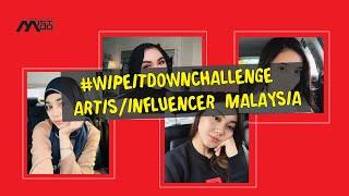 wipe it down challenge artis/influencer Malaysia