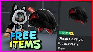 New FREE LIMITED UGC items , How to get FREE UGC LIMITED ITEMS Otaku Hairstyle on ROBLOX - Roblox