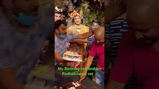 My birthday celebration with Radhakrishna crew