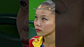 Imagine having one shot to win an Olympic medal and this happens #gymnastics #sad #olympics #sad