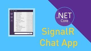 ASP.NET Core x SignalR - Real Time Chat Application