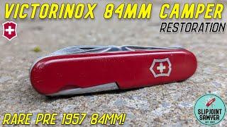 Victorinox 84mm Camper Swiss Army Knife 237K - A Rare Vintage SAK Restoration @bladeinwales