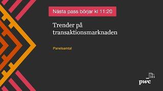 Kunskapsdagen Trender på transaktionsmarknaden