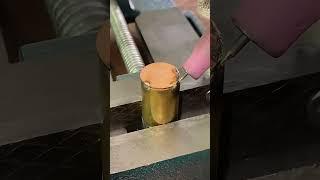 Apply Cold Welding Technique To Weld Copper And Brass Together !