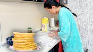 Epiphany Frosts in Russia | Cooking Khachapuri in a Frying Pan / My life in Russia