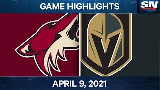 NHL Game Highlights | Coyotes vs. Golden Knights – Apr. 09, 2021