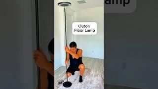 Amazon Home Decor Finds Outon LED Floor Lamp Review #floorlamp #homedecoration