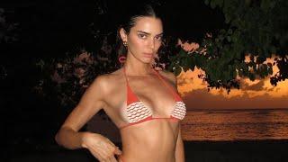 Sizzling Start to the New Year: Kendall Jenner's Cheeky Thong Bikini Photos