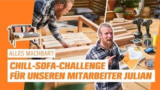 DIY-Challenge: Chill-Sofa in 24 Stunden | OBI | Draußen relaxen