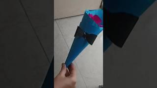 #paper flower bokkey#papercraft #How to prepare bokkey #plz subscribe @prangya art and craft