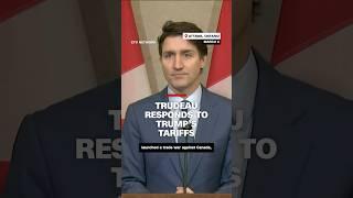 Trudeau responds to Trump's tariffs on Canada