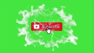 No copy right green screen subscribe button and bell icon #greenscreen #subscribe