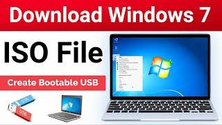 How to Download Windows 7 ISO File | Windows 7 ISO Disk Image all Edition Create Win 7 Bootable USB