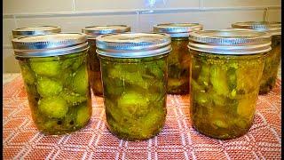 Canning Bread and Butter Pickles  -  Simple to-the-point