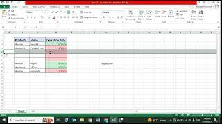 Highlight Expired Dates In MS Excel How to use conditional Formatting for  Expiration Dates