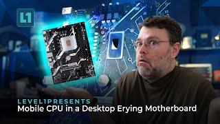 Mobile CPU in a Desktop Erying Motherboard