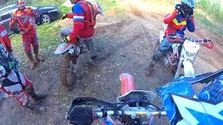 Последние тёплые дни. BSE J5, KTM 400EXC, SUZUKI RM-Z250, KAYO T4