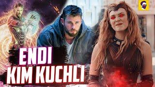 MARVEL KINO OLAMIDAGI KUCHLI QAHRAMONLAR | VANDA ENG KUCHLI QAHRAMON?