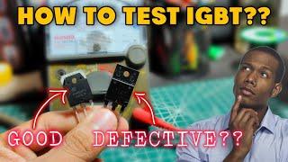 How to Test IGBT using Analog Tester? [tagalog]