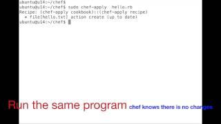 hello world with chef tutorial, getting started