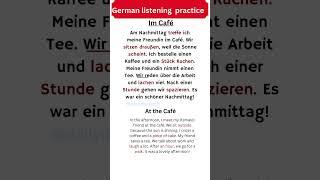 Simple A1 German listening practice