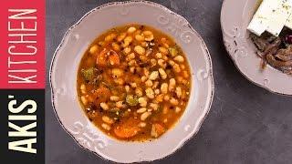 Greek White Bean Soup - Fasolada  | Akis Petretzikis