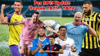 PES 2013 UPDATE SEASON 2023 - 2024 | Liga Arab + Inter Miami