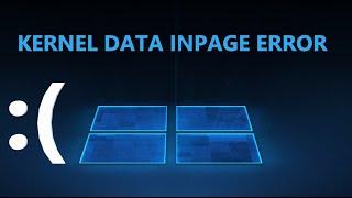 KERNEL_DATA_INPAGE_ERROR на синем экране Windows 11/10 - Решение